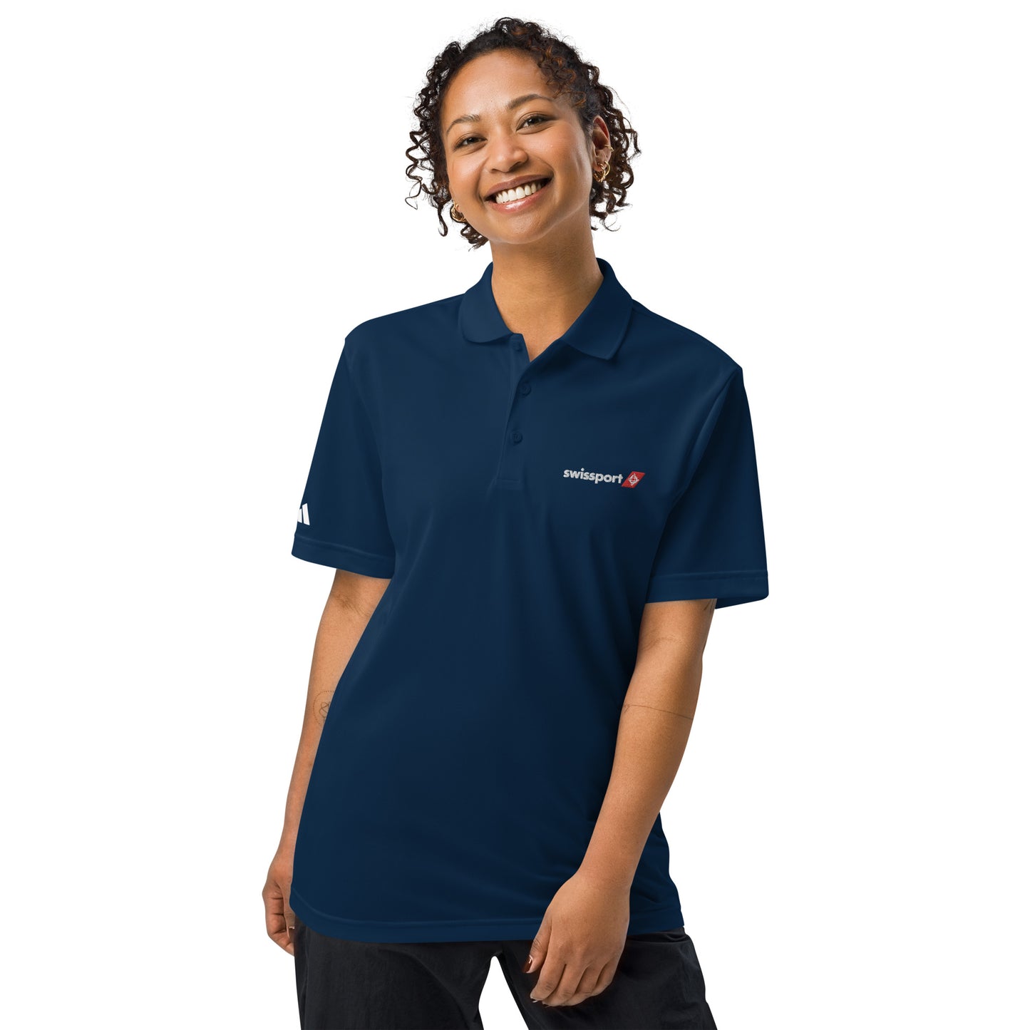 Adidas Female Cut Polo - Swissport