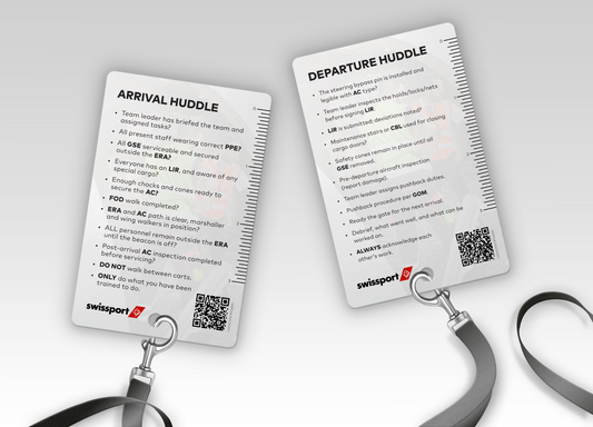 Swissport Huddle Card