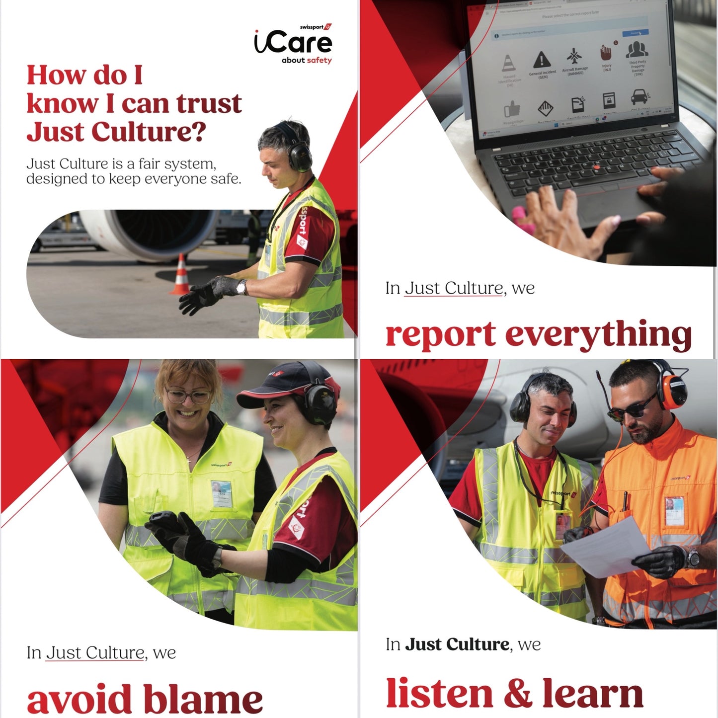 iCare Just Culture Poster - English
