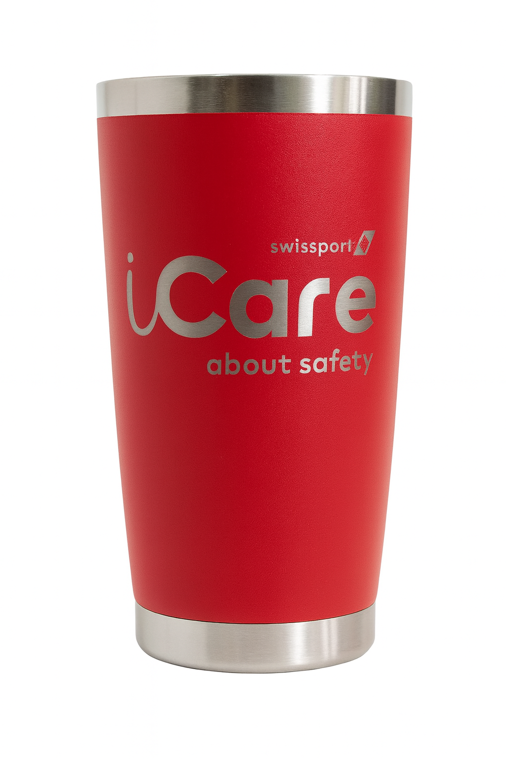 Swissport iCare 20oz Tumbler Flask