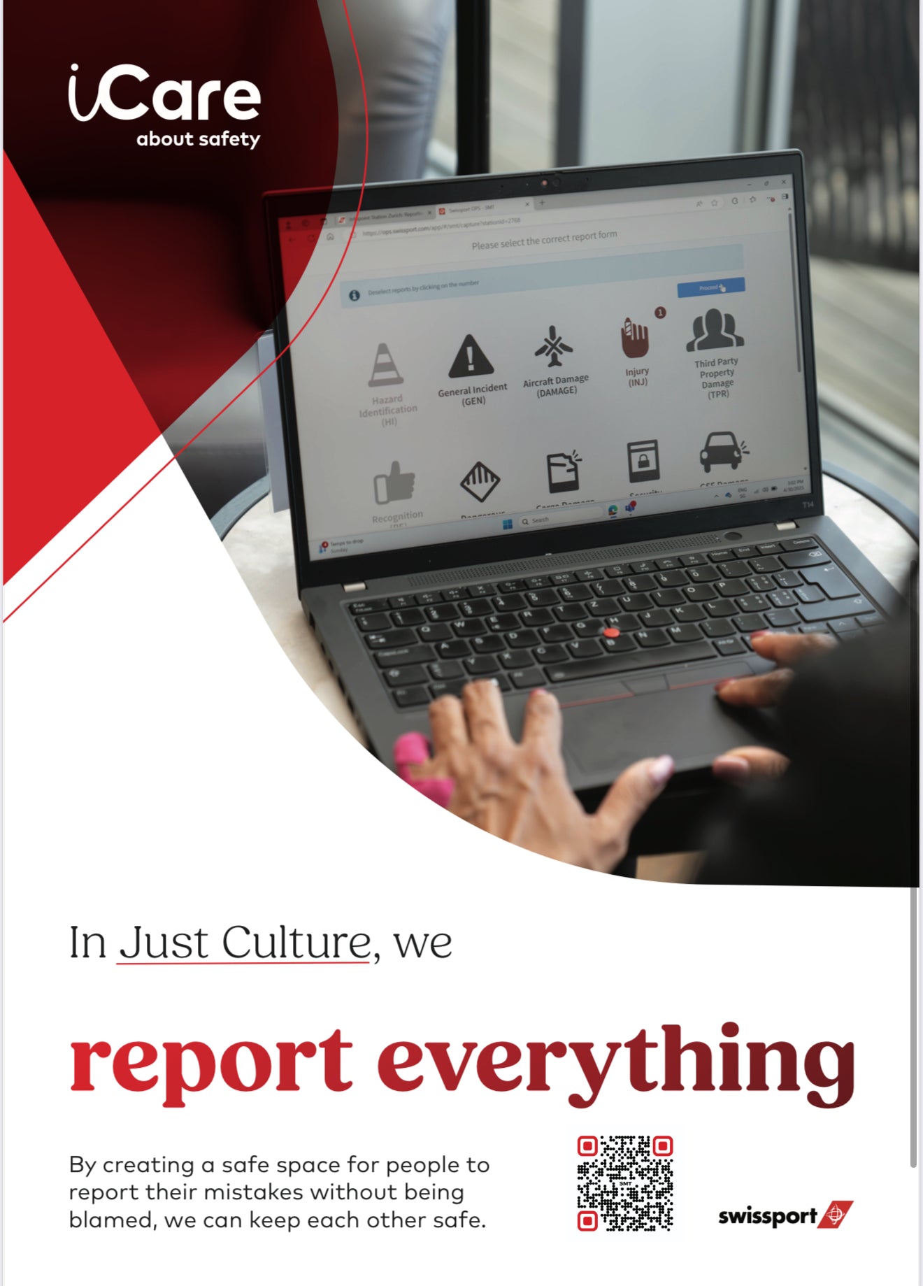 iCare Just Culture Poster - English