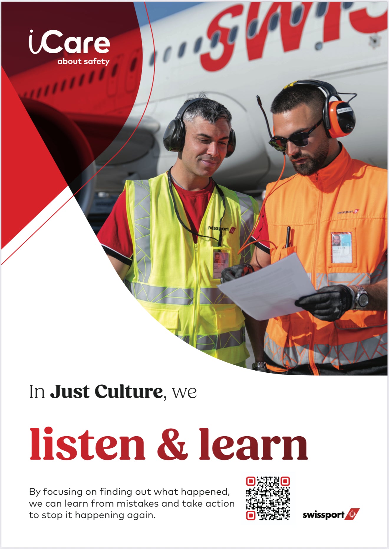 iCare Just Culture Poster - English