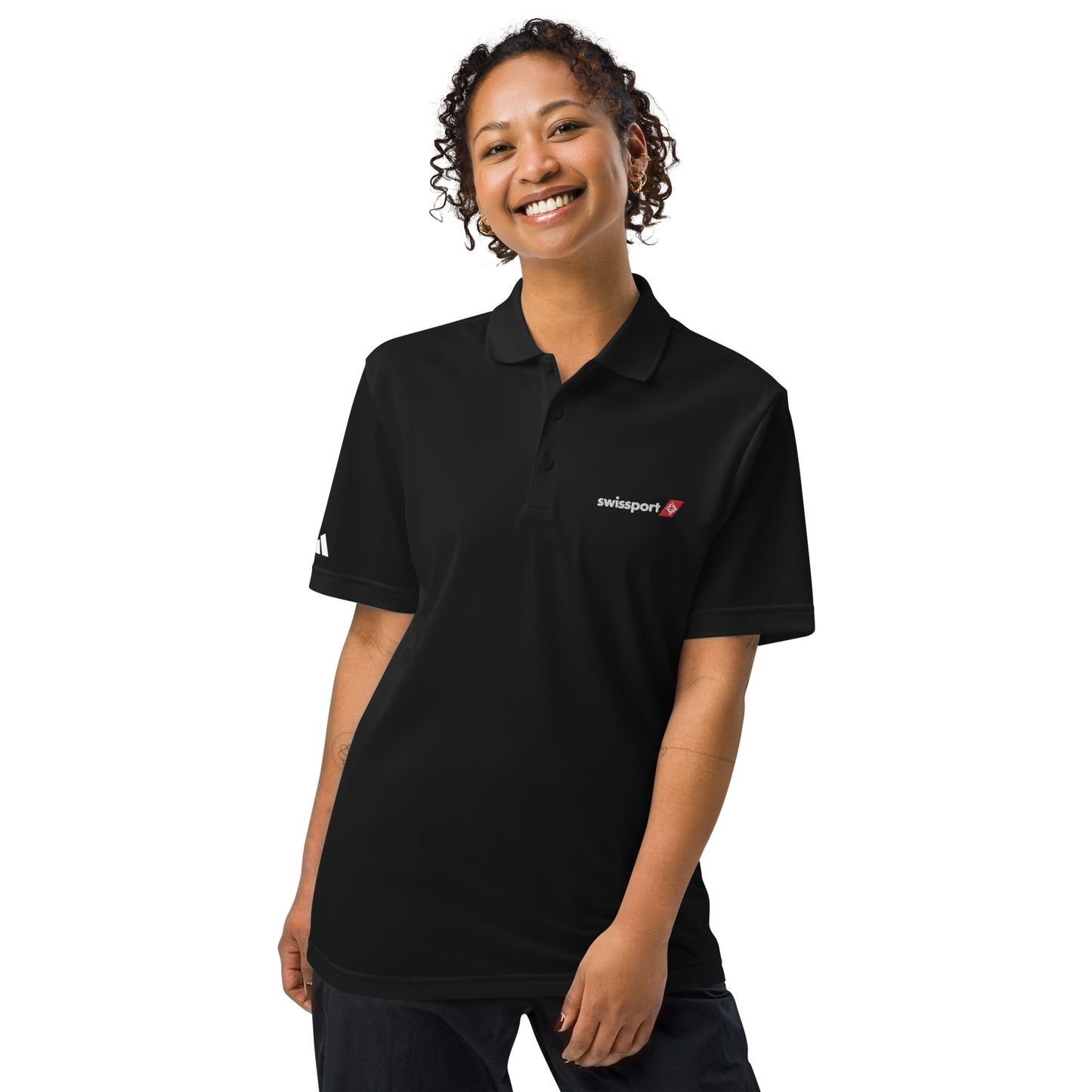 Adidas Female Cut Polo - Swissport