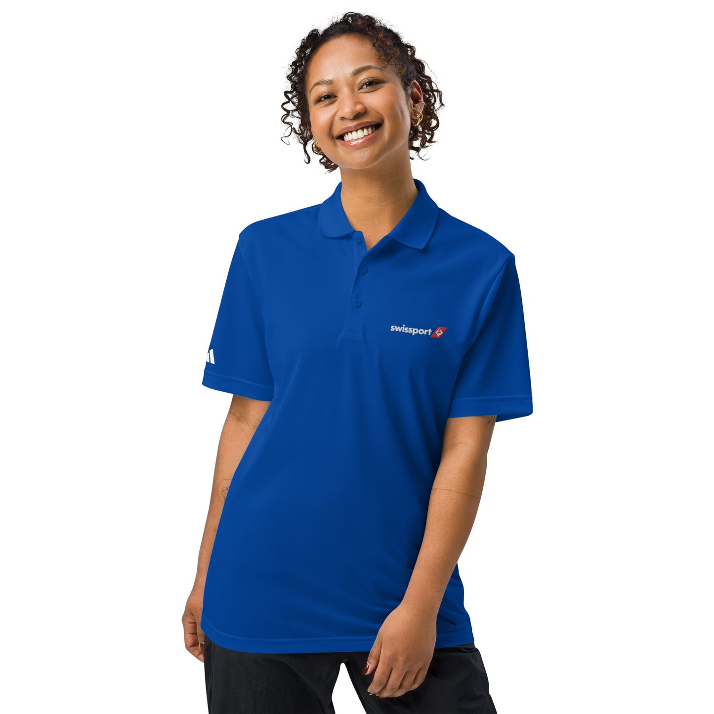 Adidas Female Cut Polo - Swissport