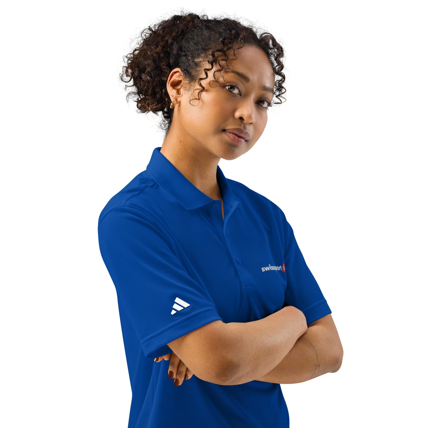 Adidas Female Cut Polo - Swissport