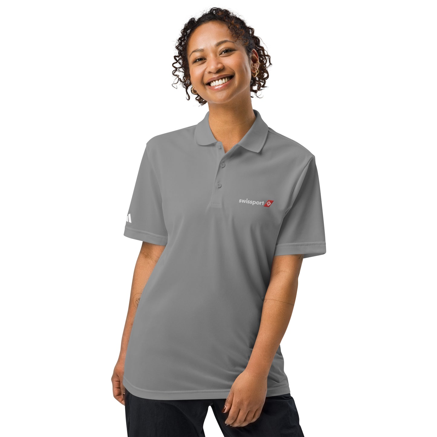 Adidas Female Cut Polo - Swissport